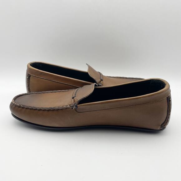 Allen Edmonds Mens Super Sport Driving Shoe Size 10D EU 44 Brown Leather EUC main image 5